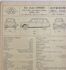 Revue technique Citroen AMI