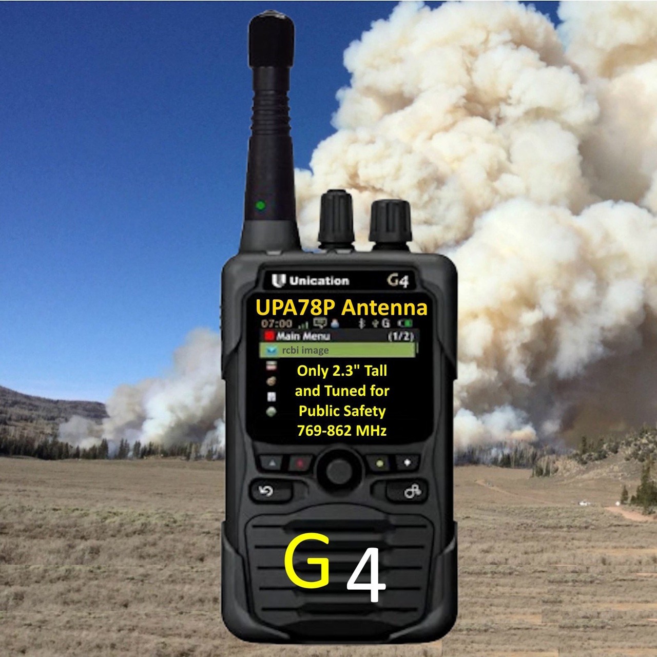 UPA78P Unication G4 Pager Antenna 2.3" Best Digital Upgrade 769-862 MHz