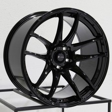 19x10.5 Vors Tr4 5x108 22 Black Wheels Rims Set4 73.1