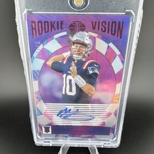 2021 Panini Illusions Rookie Vision Signatures Mac Jones Patriots Gold /20 Auto