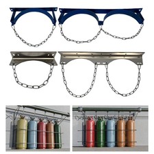 Gas Cylinder Bracket Gas Bottle Rack Heavy-duty Hold 1 or 2 Bottle Wall-mounted