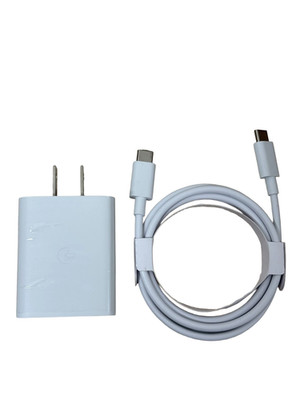 New Google Pixel 30W USB-C Super Fast Charger + USB-C Cable Set / USB-C Cable