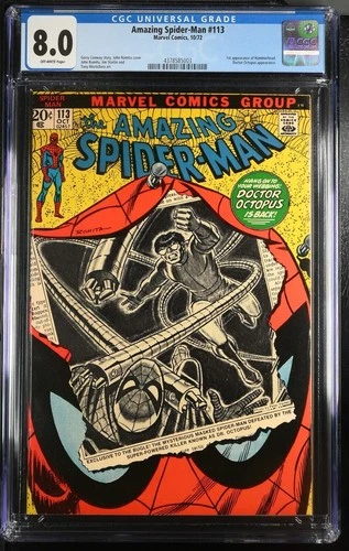 Amazing Spider-Man #113 CGC Grade 8.0 NO AMERICAN CUSTOMERS