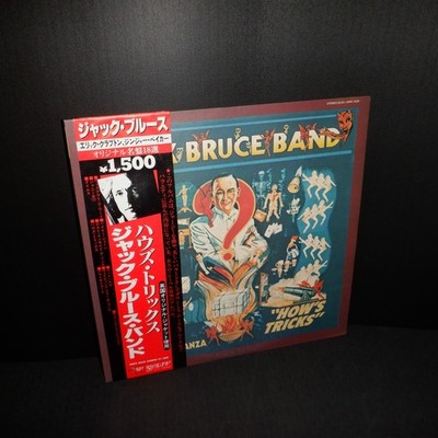 Jack Bruce Band vinyl LP How's Tricks JAPAN w/OBI & insert 1977 CREAM EX/EX