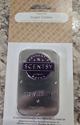 Scentsy Travel Tin ''Sugar Cookie'' New In Package