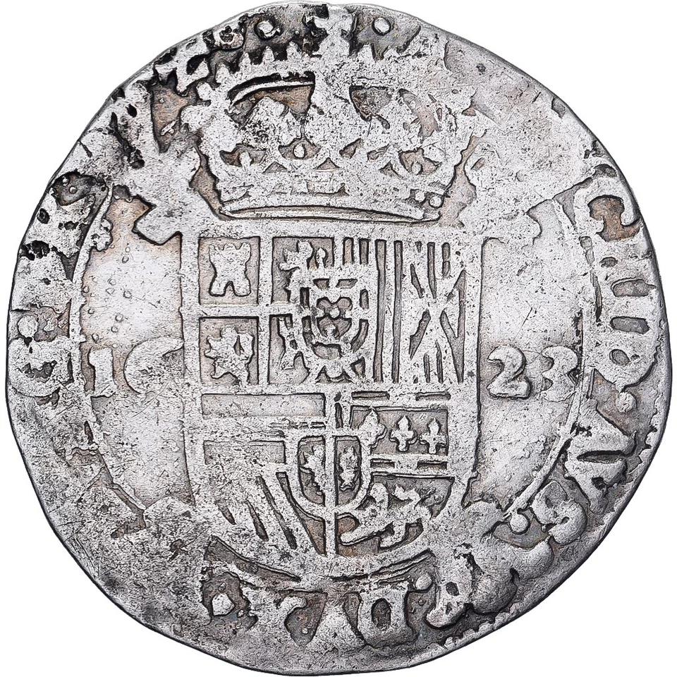 [#137869] Duchy of Brabant, Philippe IV, Escalin, 1623, Antwerp, Silver, VF - Image 2 of 2