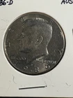 1986 D Kennedy Half Dollar AU