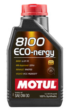 Motul Engine Oil 0W30 8100 Eco-nergy Fully Synthtic Fuel Economy Motor Oil 0W-30