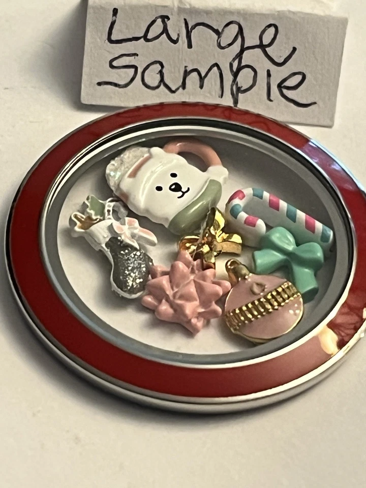 Набор рождественских брелоков с совой оригами пастель - Изображение 2 из 3