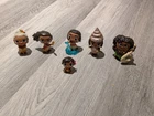 6 Funko Mystery Minis: Disney Moana Figures Excellent Condition