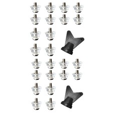 12 Pieces Football Boot Soccer Indoor Outdoor Sturdy with Wrench Portable Rugby