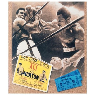 Ken Norton and Ali Ticket Sports Collectible Hand-Signed by Ken Norton (1943-201