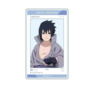Sasuke Uchiha Acrylic Illustration Collection Naruto Shippuden Character Card