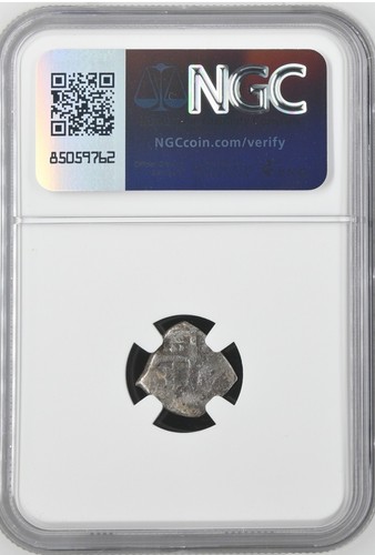 1708 Mexico Mo J Cob 1/2 Real NGC VF ENV. DMG. 1715 Fleet Shipwreck - Picture 2 of 2