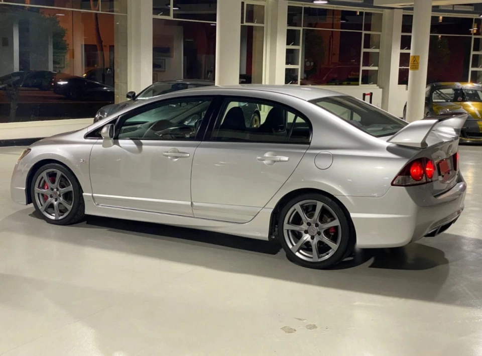 Alerón estilo R plateado alabastro pintado para Acura CSX NH-700M 2007-12 Foto 4 de 4