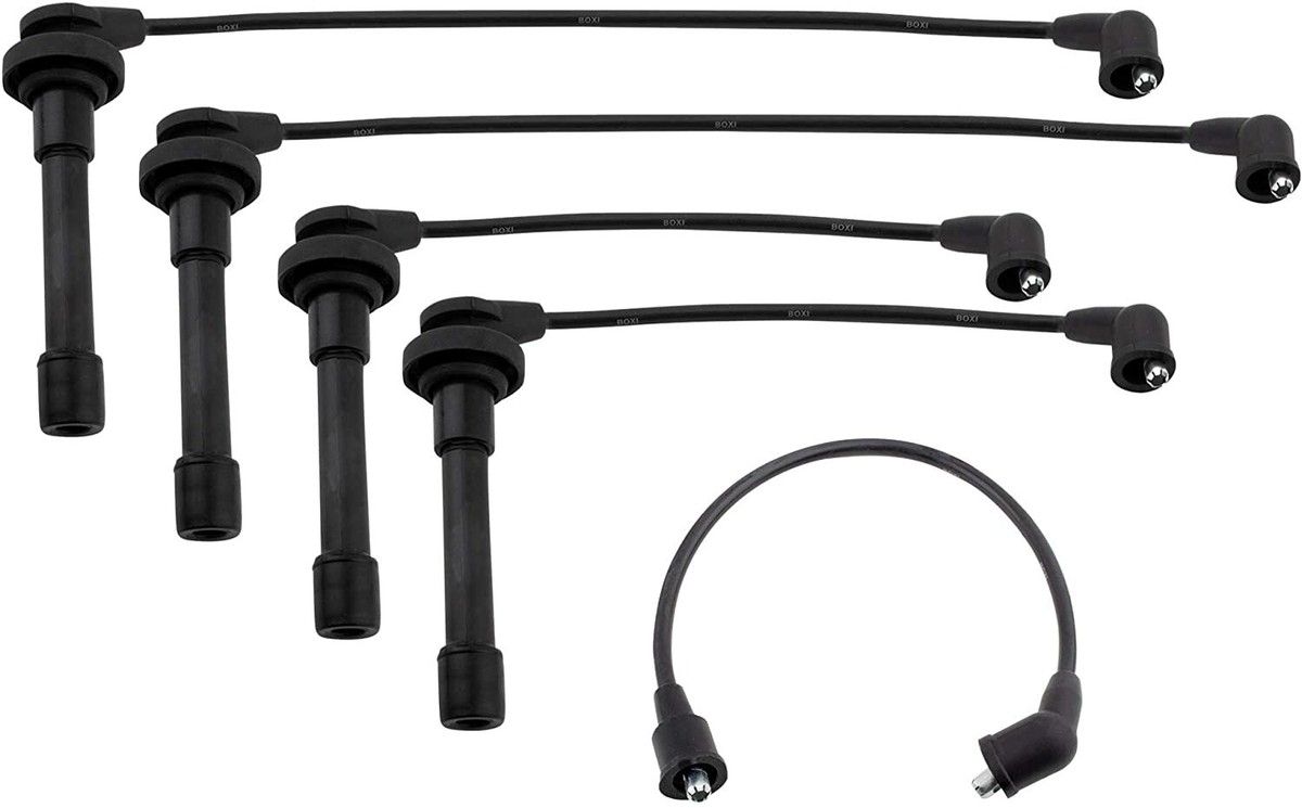 Qty5 Ignition Spark Plug Cable Wire Set Fits Infiniti G20 91-99