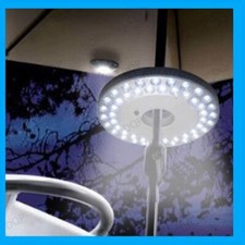 2x 48 Ultra Luminoso LED Campeggio Luce Patio Giardino Parasole Palo Tenda Pesca