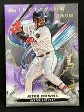 2023 Topps Inception MLB Boston Red Sox RC Jeter Down Purple Refractor /150