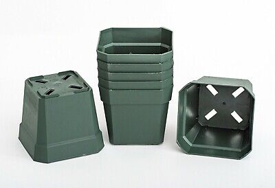  KORD  3 inch Sturdy Plastic  Nursery Pots  Square Pots  