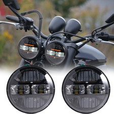 für Triumph Speed Street Triple Rocket 2 x LED Scheinwerfer 5.75" E-MARKED