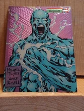 1995 TOPPS/ IMAGE: CYBER FORCE:  #47 MEGAWATT .. (VILLAIN)  ALL-CHROMIUM    MC4