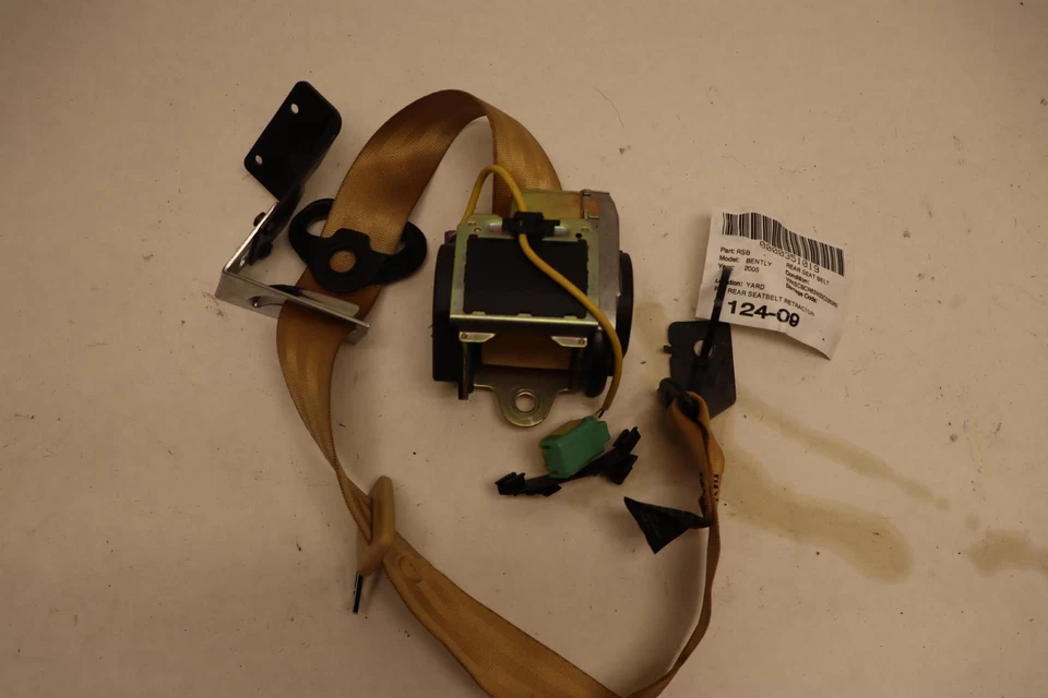 Cinturón de seguridad trasero derecho Bentley Continental GT 2003-2010 cupé OEM Foto 4 de 4