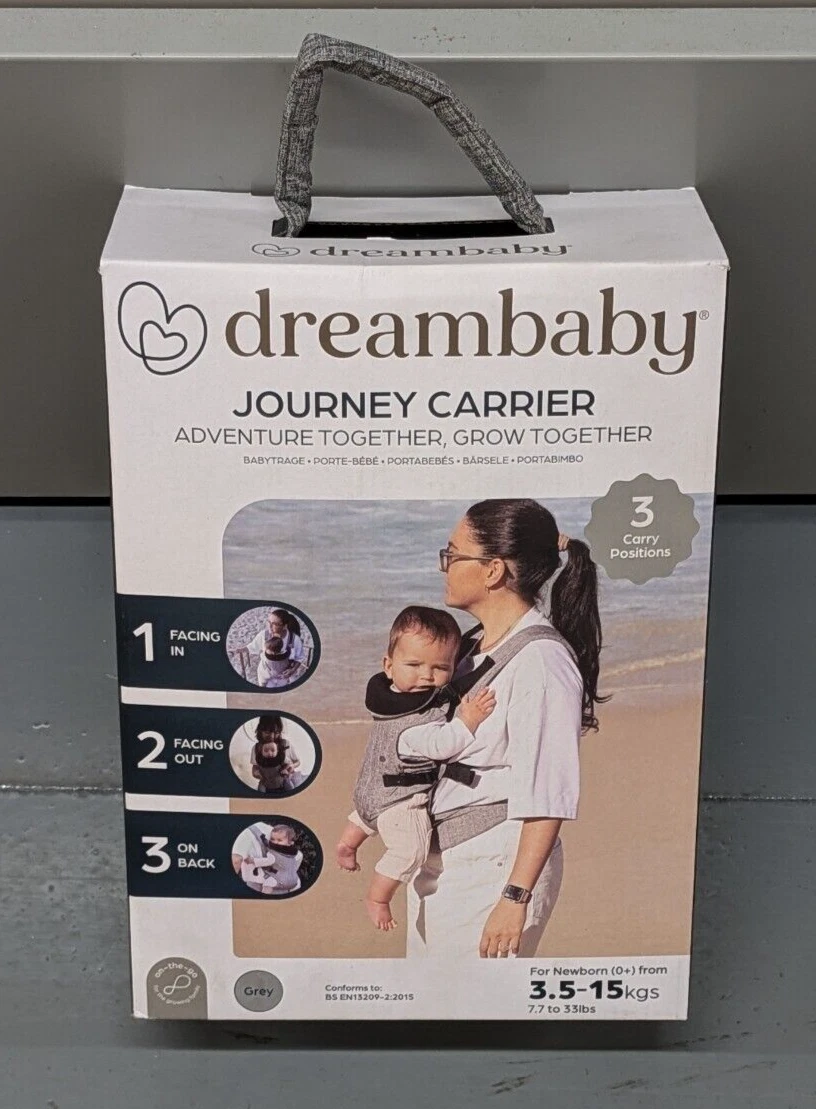 Dreambaby Journey Carrier ~3.5-15kgs For Newborn Onwards ~3 Carry Positions