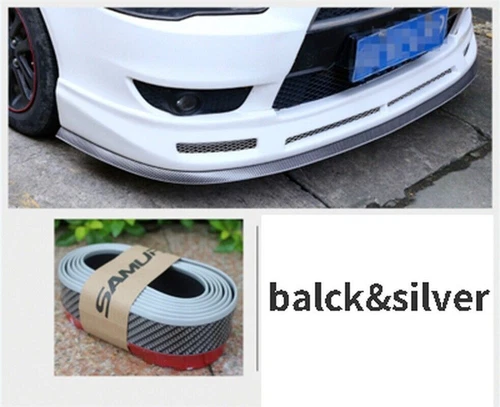 Tira protectora de goma universal para parachoques delantero de coche - Imagen 11 de 37