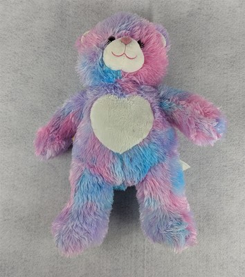 a Bear Pink Blue Purple Teddy Bear 