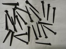 25 Vintage Rose Head Nails - 2.75 inches - 8 - Unused
