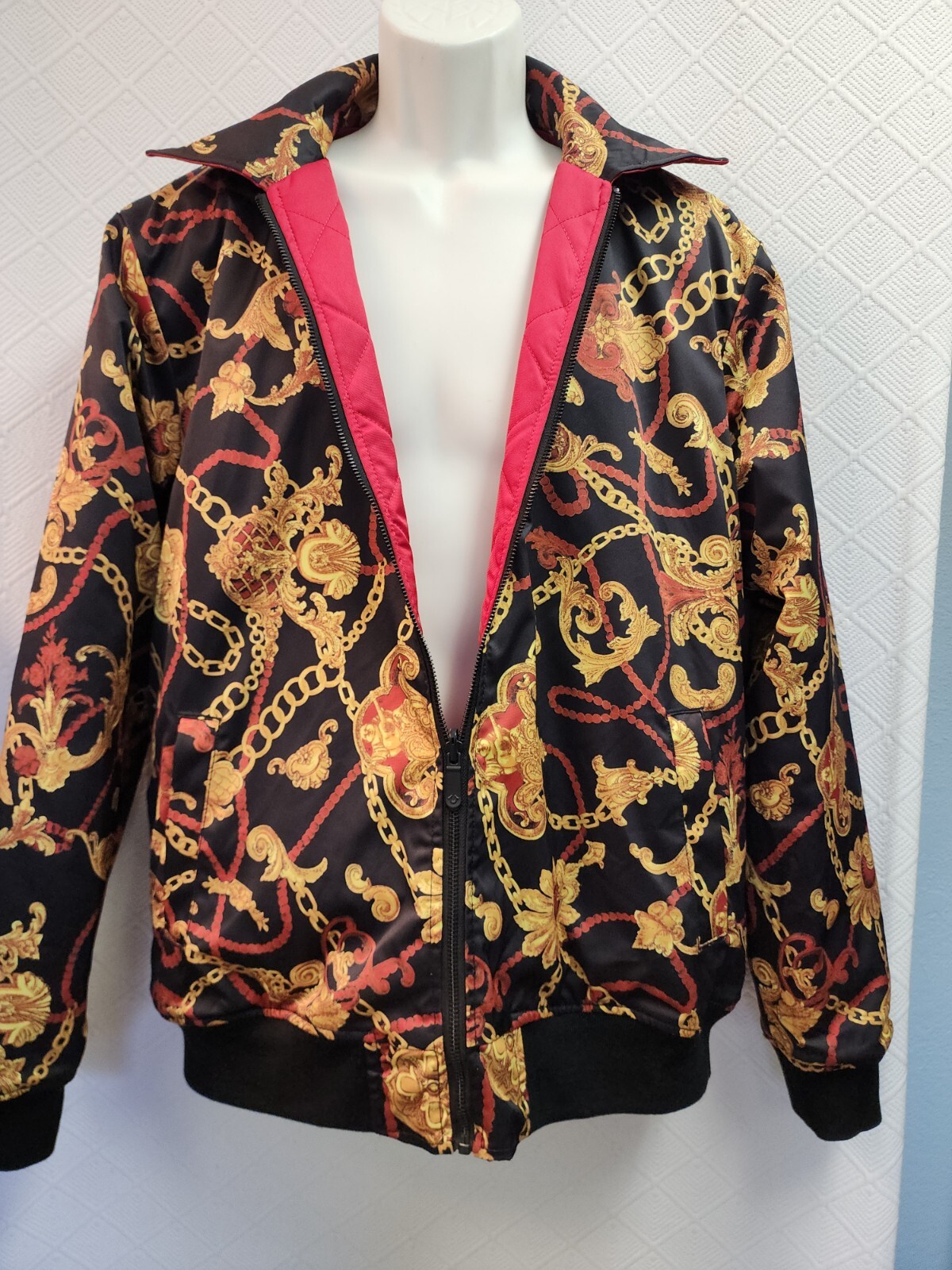 True Religion XL NEW! Limited Edition Reversible Bomber Jacket $695