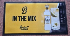 BRAND NEW BRITVIC TONIC WATER RUBBER BAR RUNNER