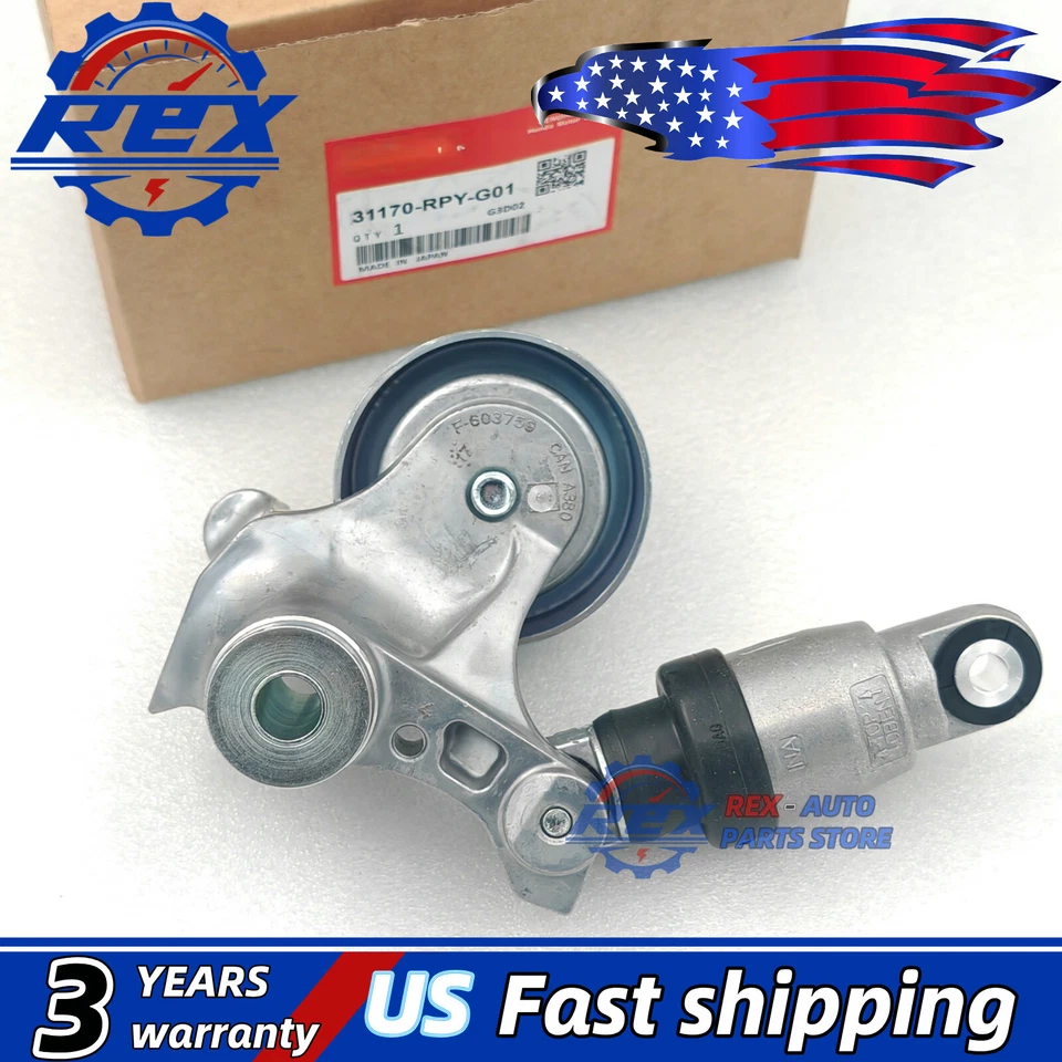 OEM Belt Tensioner Assembly For 2017-2024 Honda Civic Accord Acura RDX TLX 2.0L - Image 4 of 4