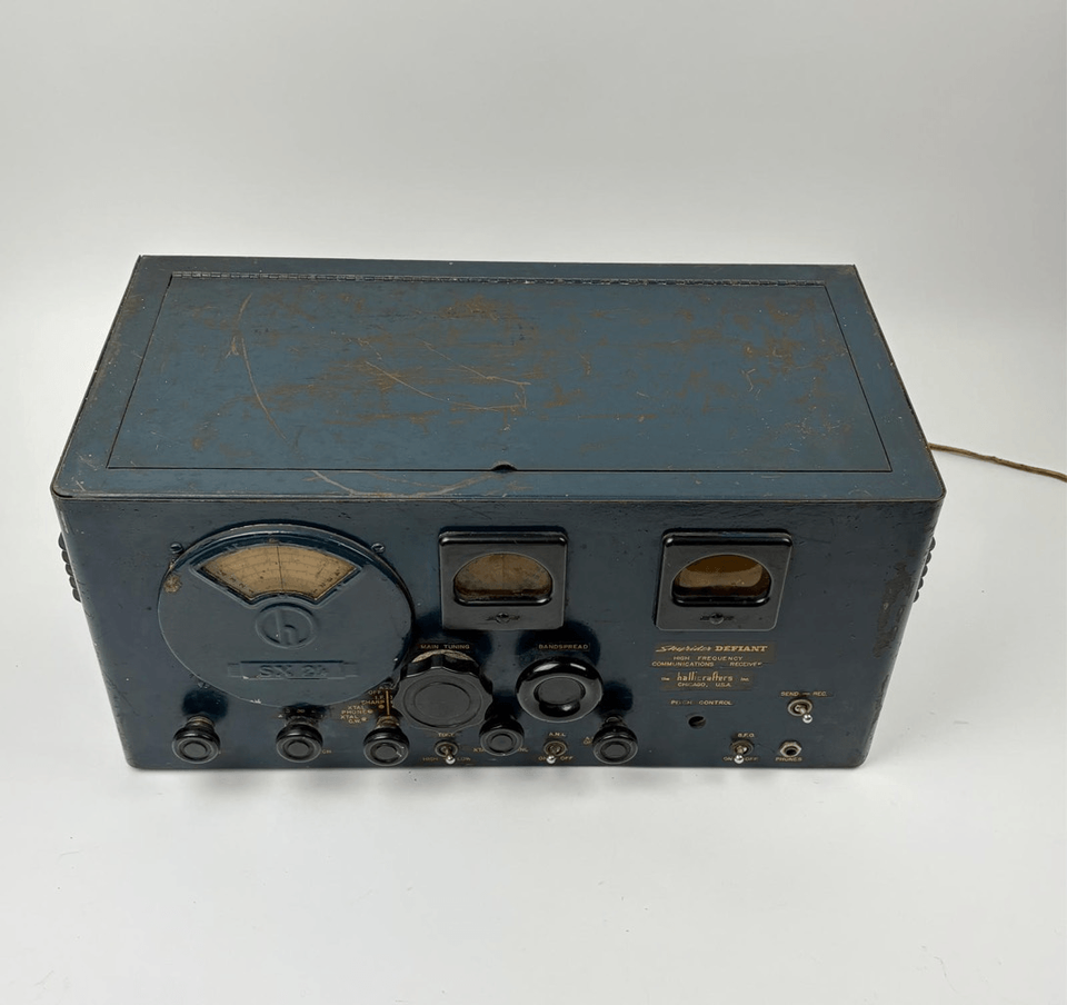 Vintage Hallicrafters Schinken BCB & Kurzwelle Röhrenradio Empfänger S-40 UNGETE