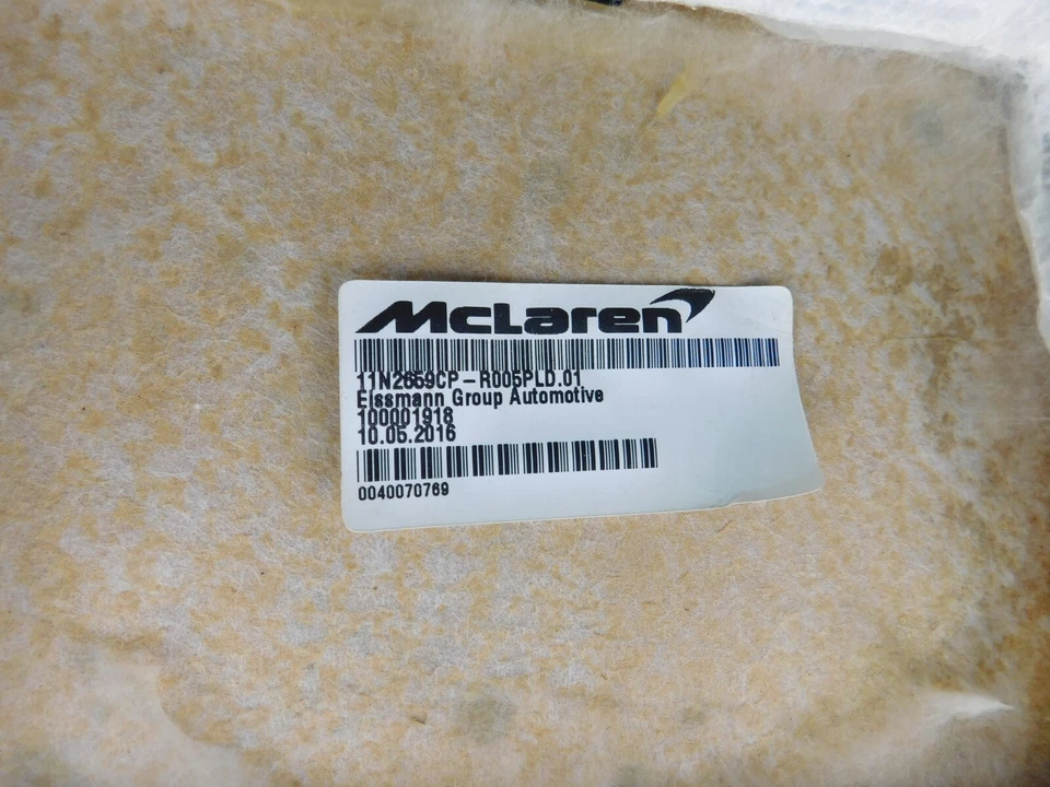 Panel de puerta del pasajero derecho McLaren MP4-12C 650S #0007 Q6-2 Foto 4 de 4