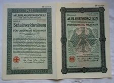 25 Mark share Reich debt administration Berlin 25 September 1925 (124112)
