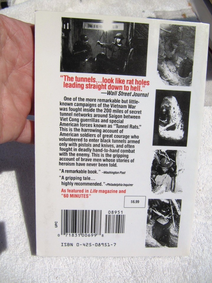 VIETNAM WAR TUNNEL RATS The Tunnels of Cu Chi Tom Mangold John Penycate 9780425089514 eBay