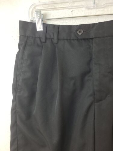 Cutter & Buck Mens 32 Black Pleated DryTec Luxe Golf Shorts - Picture 2 of 10