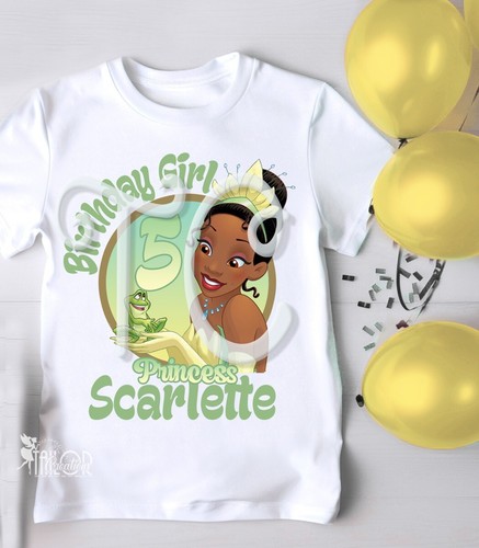 Disney Princess Birthday Shirt, Disney Princess Family Birthday Shirts, Kids Tee - Picture 12 of 15
