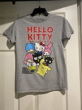 Hello Kitty And Friends T Shirt Women s Small Gray B82