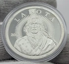 2012 Lakota Indian Warrior 1 oz .999 Fine Silver Coin Free Lakota Bank