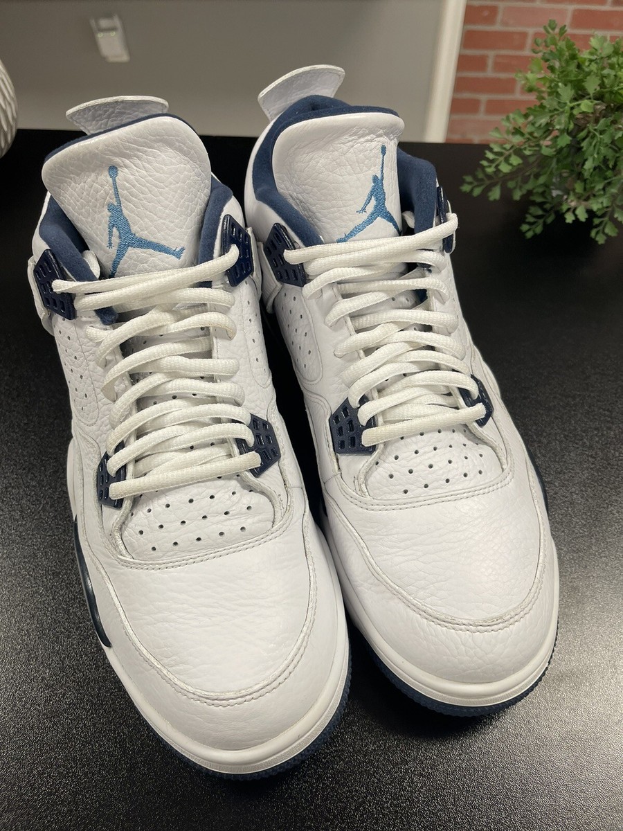 Size 10 - Air Jordan 4 Retro LS Legend Blue/Columbia 314254-107 | eBay