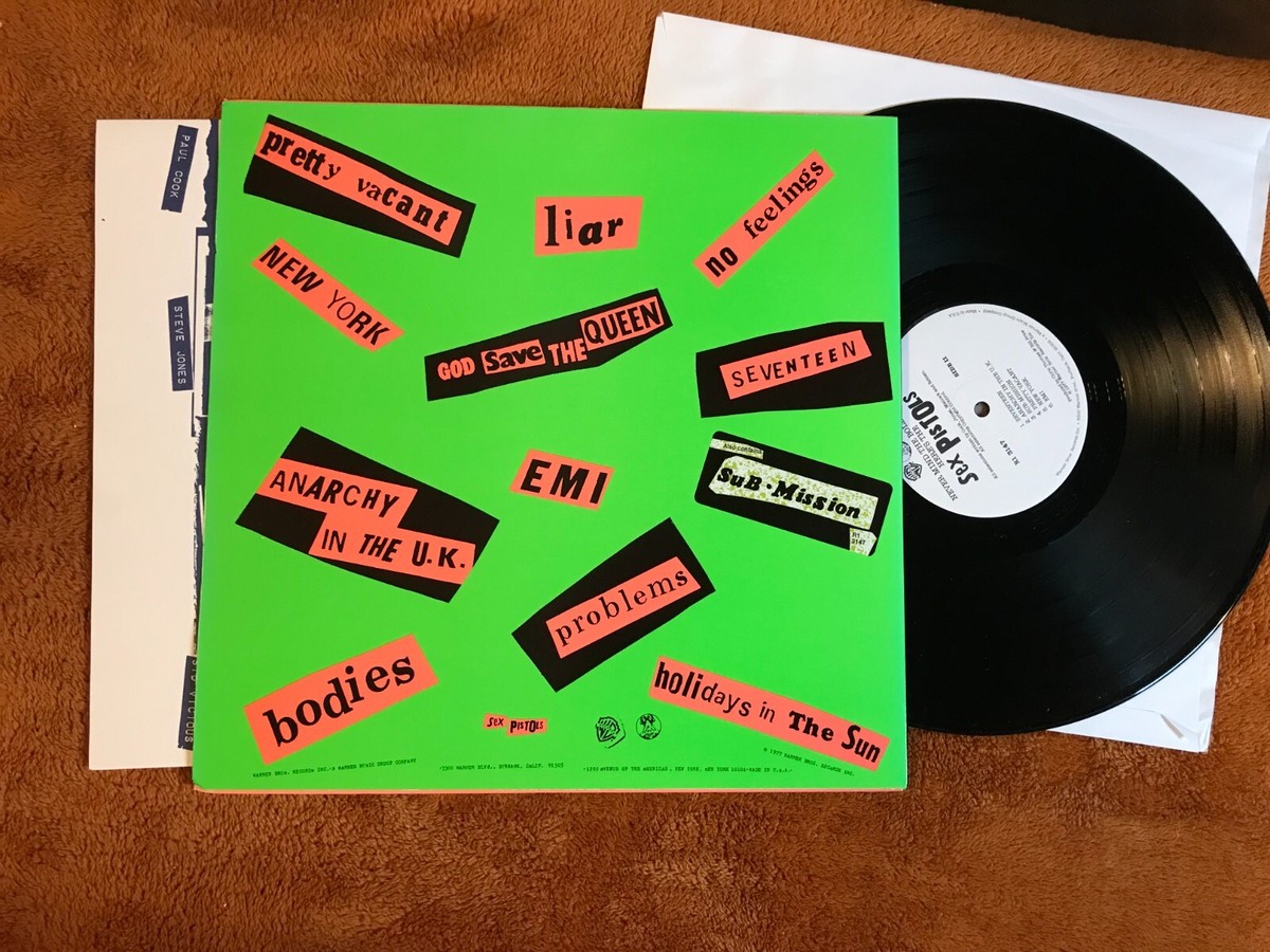 SEX PISTOLS never mind the bollocks LP RE '08 sub mission