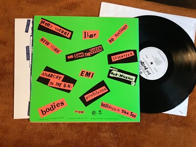 SEX PISTOLS never mind the bollocks LP RE '08 sub mission sticker