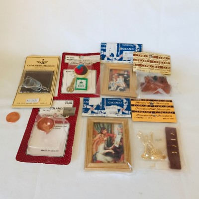 Concord Miniatures Fibre Craft Kitchen Sewing Artwork Cooking Dollhouse