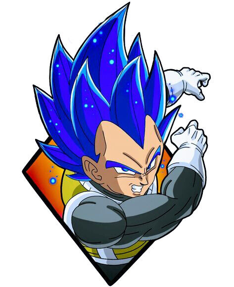 Dragon Ball Vegeta Blue Final Flash 3- 5 Vinyl Decal Stickers