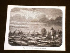 Effects of the Overflow of the Seine River in 1864