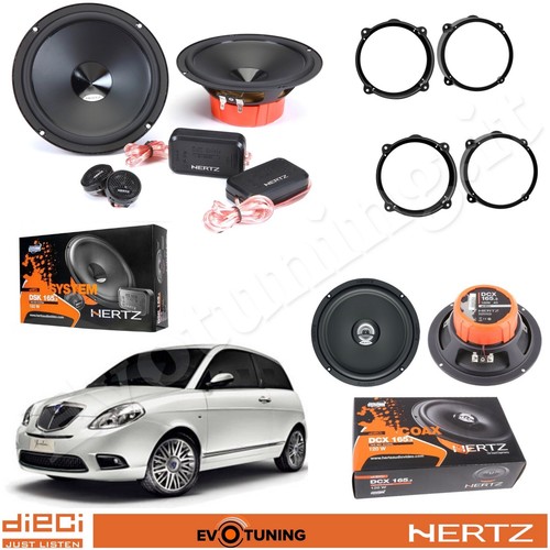 Kit 6 Casse Altoparlanti Hertz Dsk + Dcx 165.3 per Lancia Ypsilon 843 2003-2011 - Foto 2 di 21