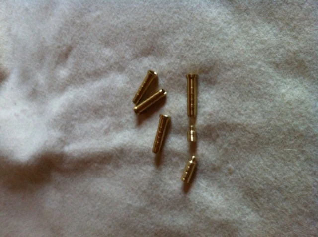 GOLD TIP Brass Arrow inserts .246 50gr 1 dozen