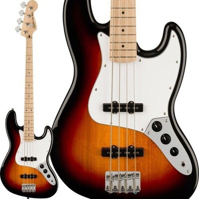 Squier by Fender Affinity Series Jazz Bass 3-Color Sunburst Maple